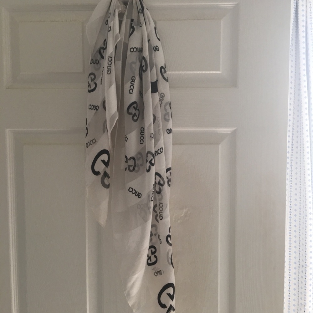 SOLD Faux "Gucci" Silky Scarf
